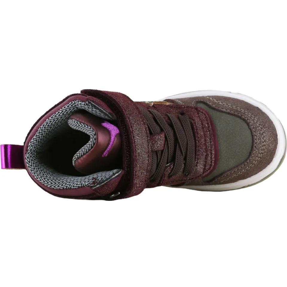 Shoesme hoge sneaker bordeaux, foto 4