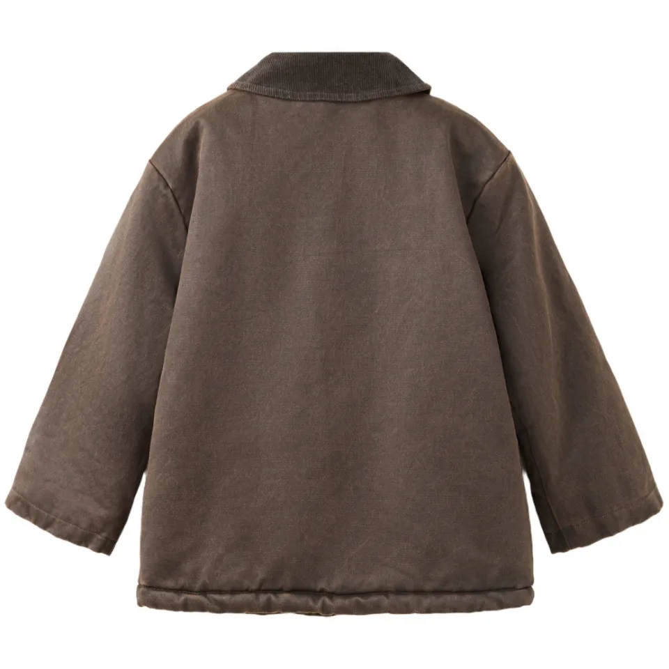 Mango corduroy tussenjas donkerbruin, foto 3