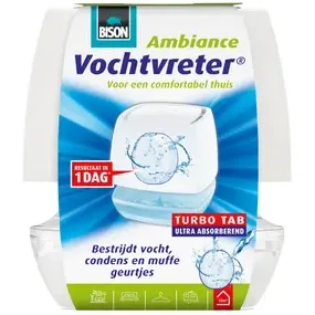 Bison Ambiance vochtvreter wit