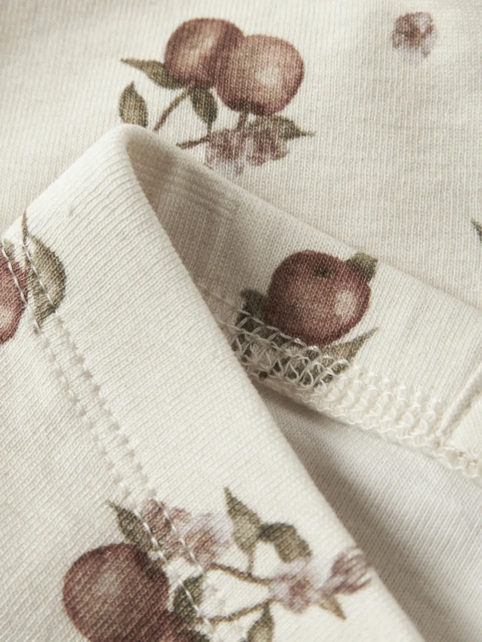 Lil' Atelier Baby legging met print ecru, foto 4