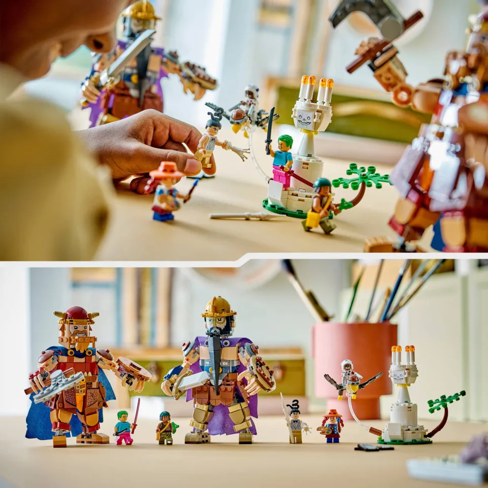 Lego One Piece Dorry vs. Brogy – Reuzen van Kleine Gaarde 75644 Set, foto 5