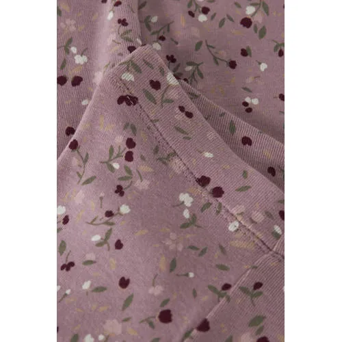 NAME IT MINI slim fit legging lila gebloemd, foto 2