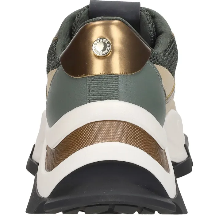 Steve Madden Zoomz lage sneakers khaki, foto 4
