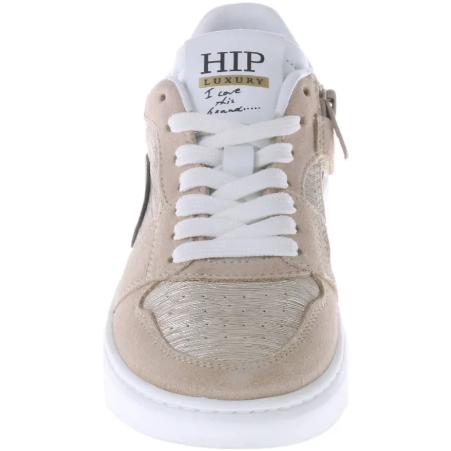Hip leren sneakers beige, foto 3