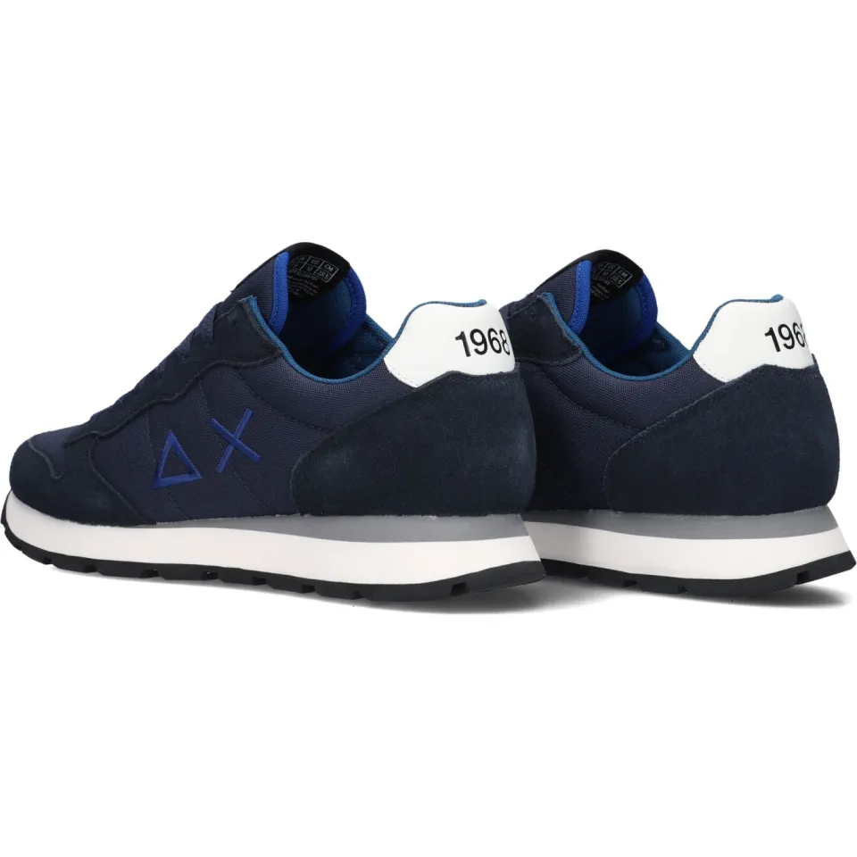 Sun68 Tom Solid lage sneaker blauw, foto 5