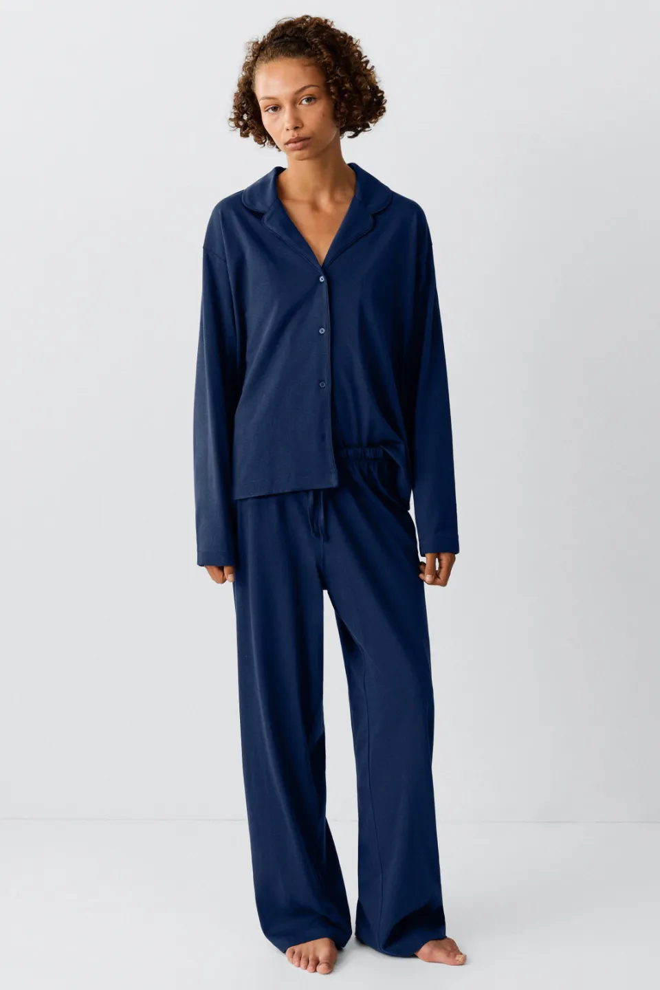 Mango Teen pyjama marineblauw