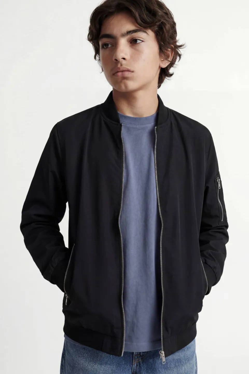 Jack & Jones JJERUSH bomberjack zwart Black