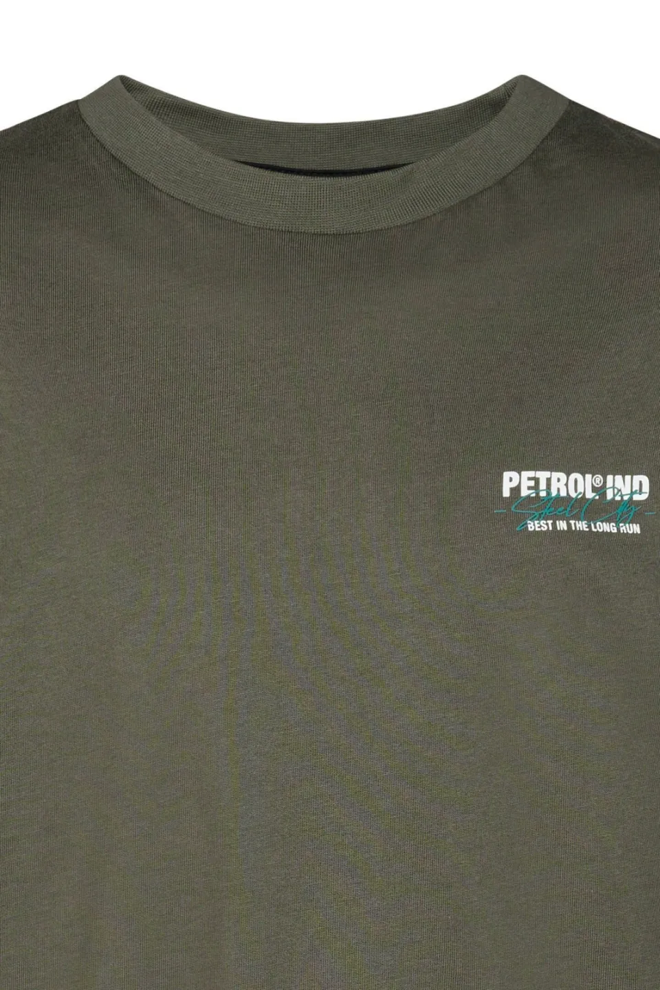Petrol Industries longsleeve met backprint kaki, foto 6