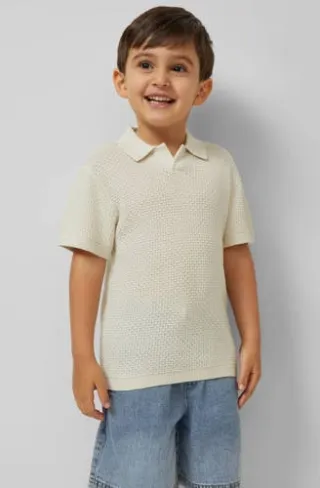 S.Oliver t-shirt fijn gebreid beige, foto 2