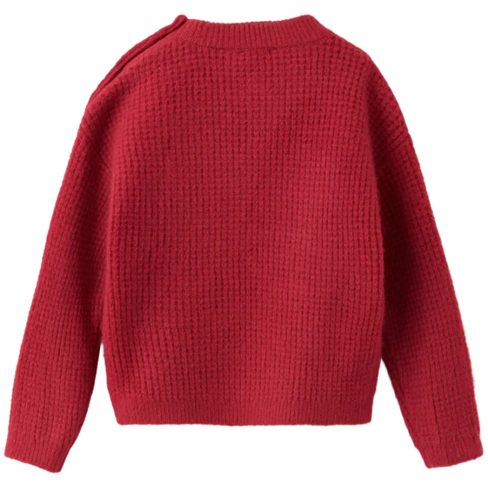 Mango Kids gebreide trui - rood, foto 3