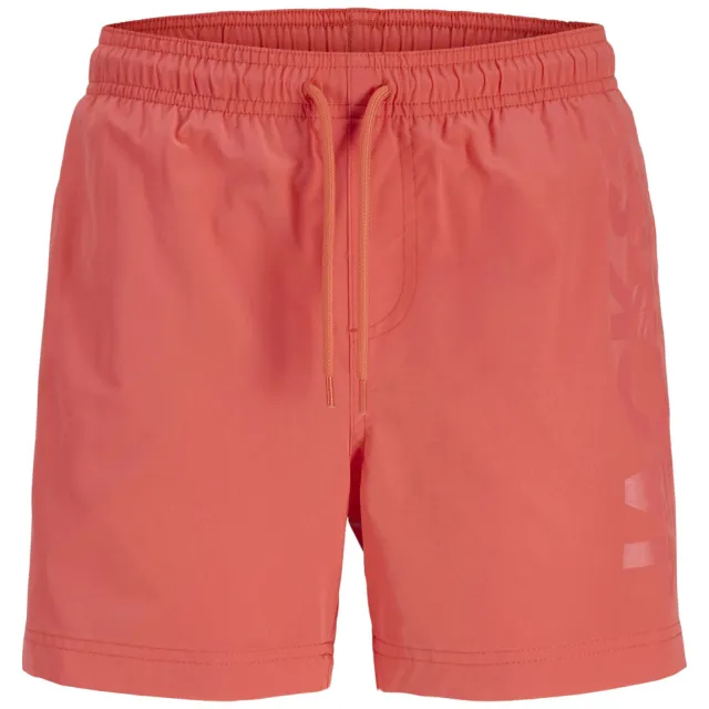 Jack & Jones JUNIOR zwemshort koraalrood, foto 2