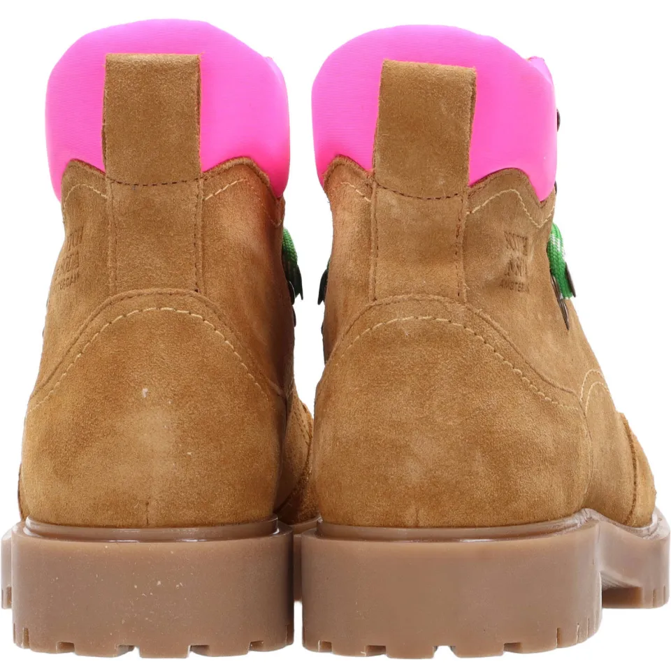 Scotch & Soda Toby suède veterboots met profielzool - beige/roze, foto 6