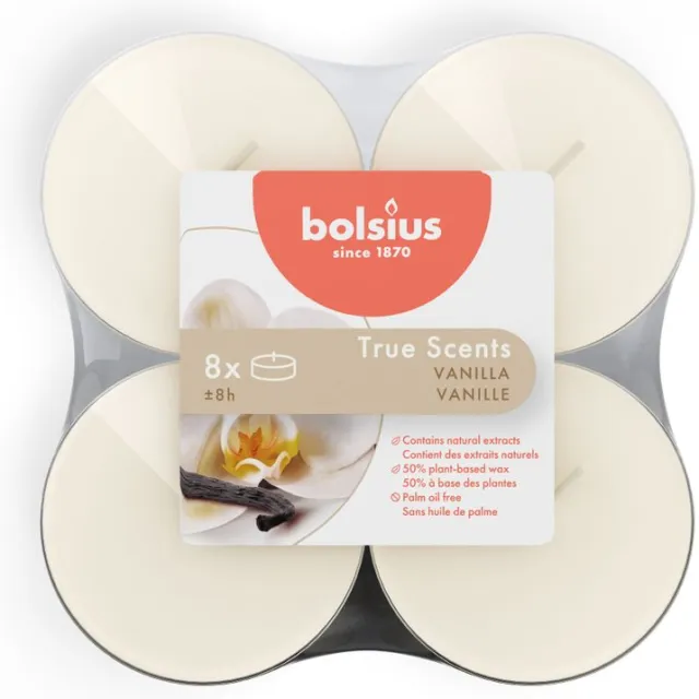 Bolsius True Scents Vanilla maxilicht