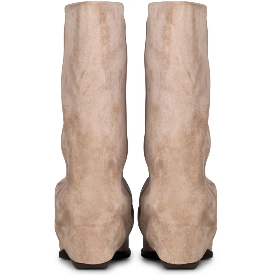POSH by Poelman Lois cowboylaarzen met flap taupe, foto 5