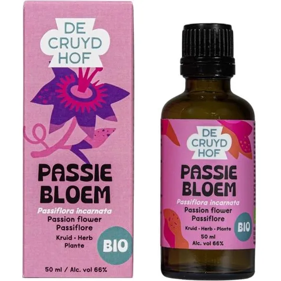 De Cruydhof Cruydhof Passiebloem Passiflora incarnata Bio Druppels
