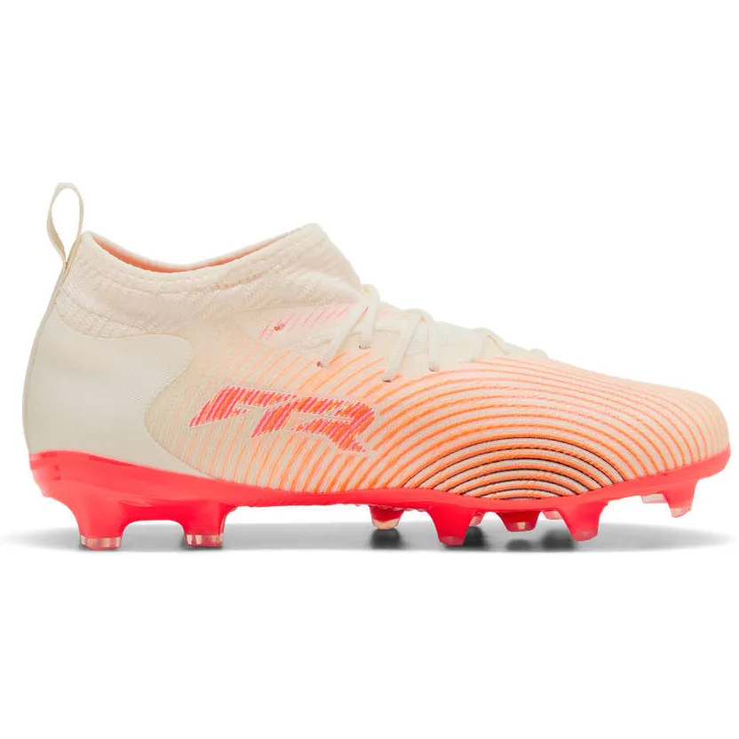 Puma Future 9 Match junior imitatieleren voetbalschoenen - beige/rood