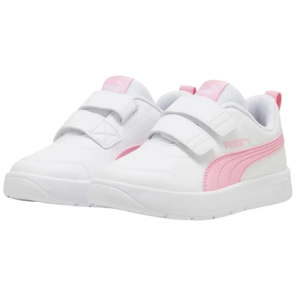 Puma Courtflex V3 V sneakers - wit/roze, foto 4