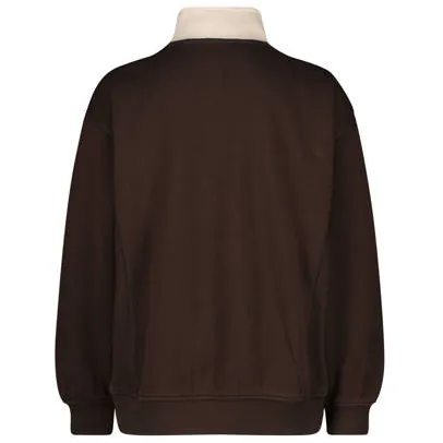 Vingino oversized sweater met tekst - donkerbruin/beige, foto 3