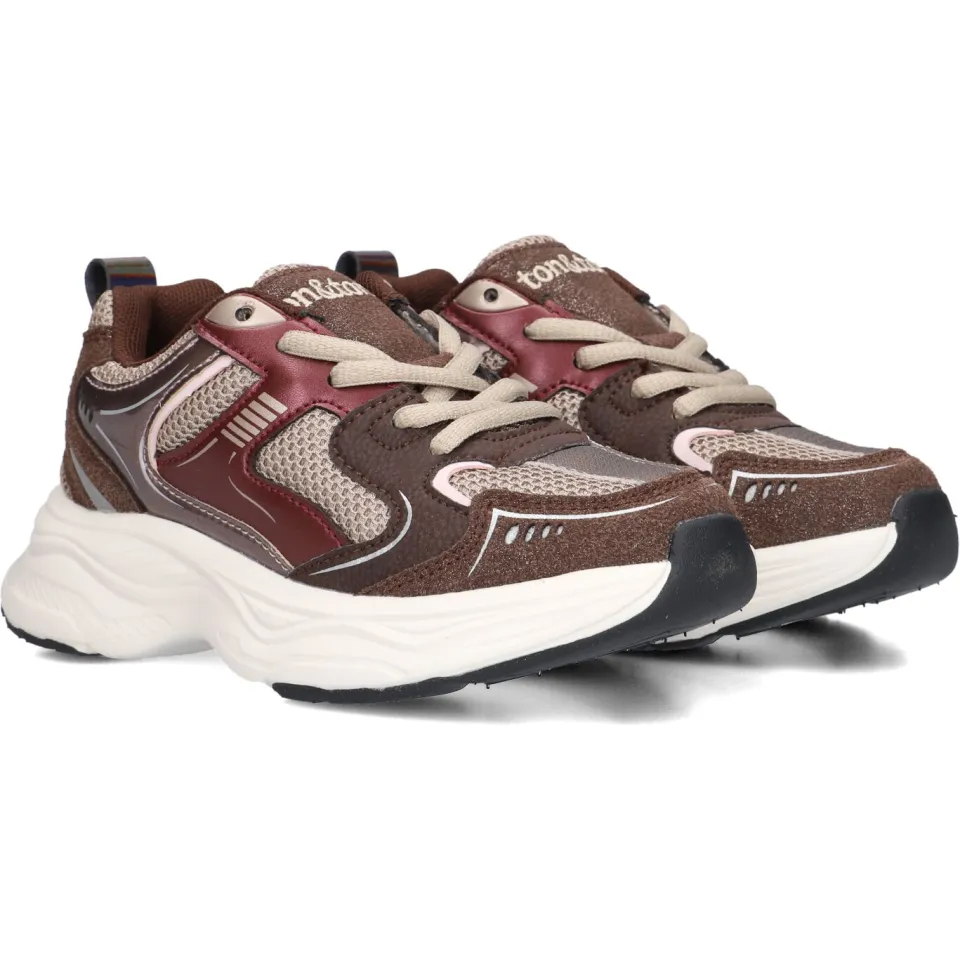Ton & Ton Sneakers Ilmi Bruin, foto 3
