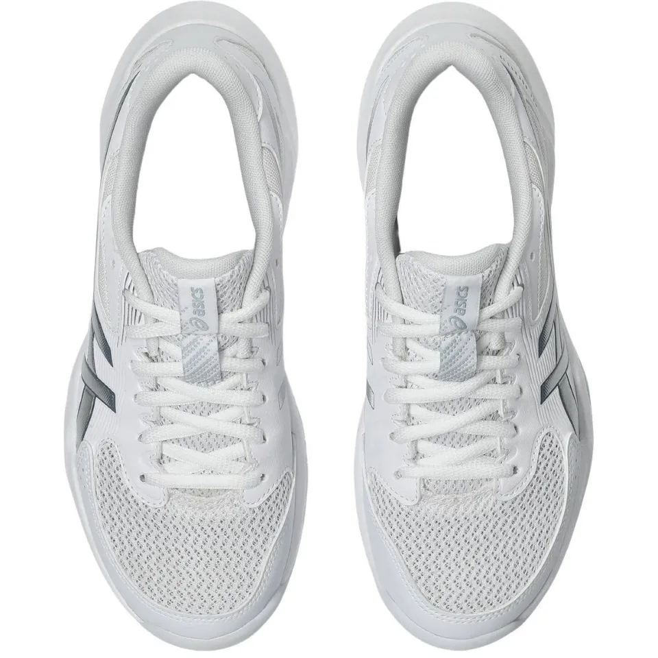 Asics Gel-Rocket 12 mesh sportschoenen - wit/zilvergrijs, foto 5