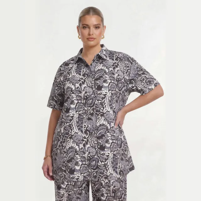 Yoek Aquabel blouse grijs, foto 2