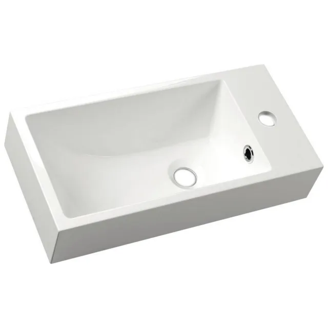 Sapho Fontein Sapho Small Rechthoekig 50x10x25 cm Rechts Keramiek Wit