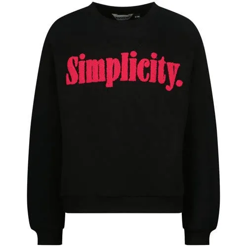 Raizzed sweater zwart Tekst | Sweater van Raizzed