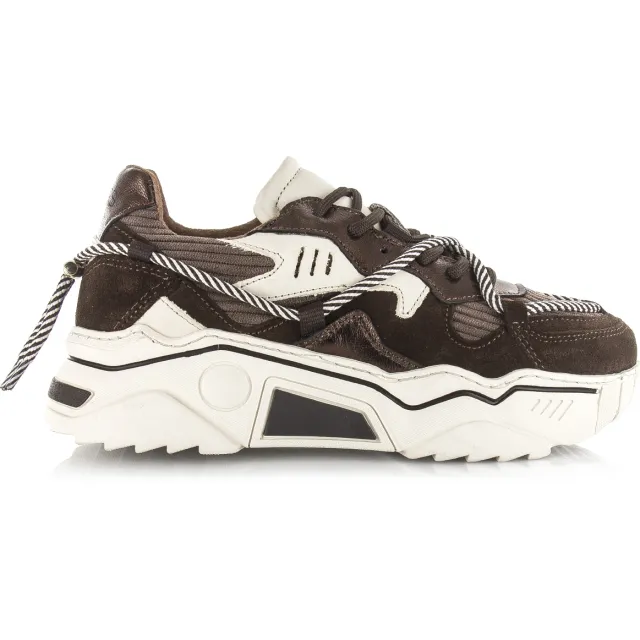 DWRS Label Jupiter corduroy sneaker bruin
