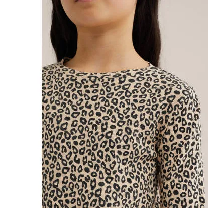 WE Fashion midi jurk beige, foto 4