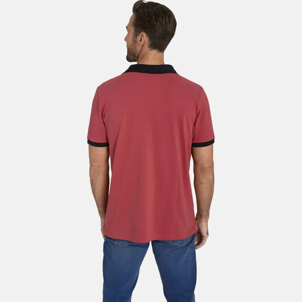 Jan Vanderstorm polo ELJAR - (set van 2) rood/ beige, foto 5