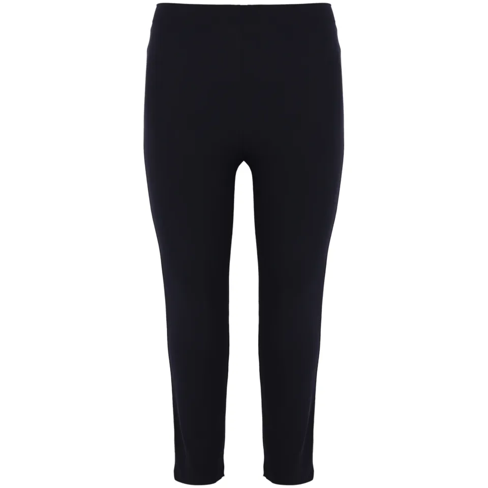 Yoek cropped pantalon donkerblauw blauw, foto 2