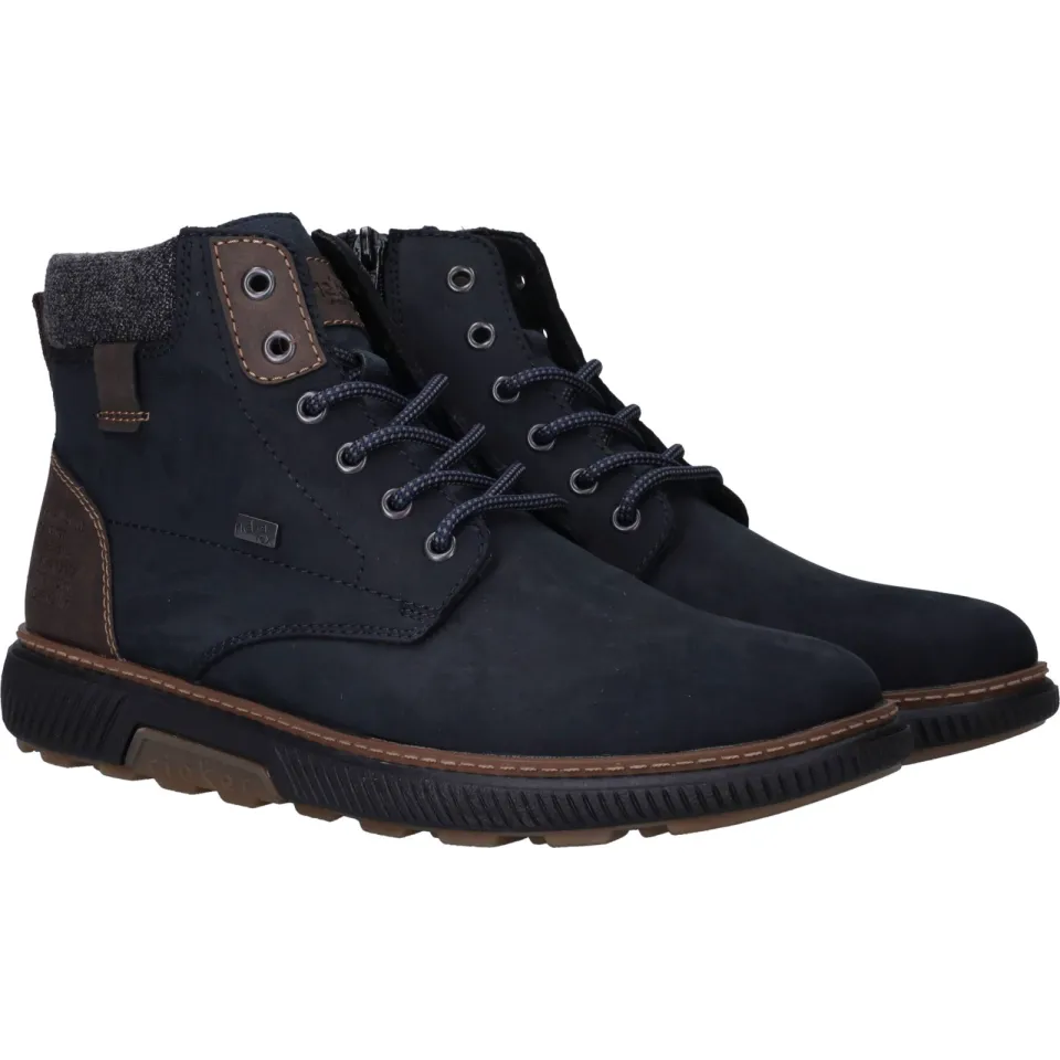 Rieker veterboot blauw, foto 4