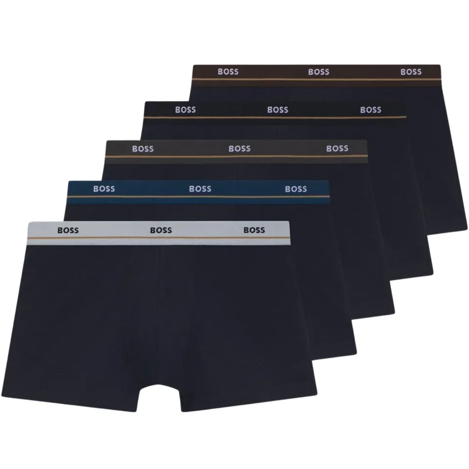 Boss Essential Trunk boxershorts donkerblauw, foto 3