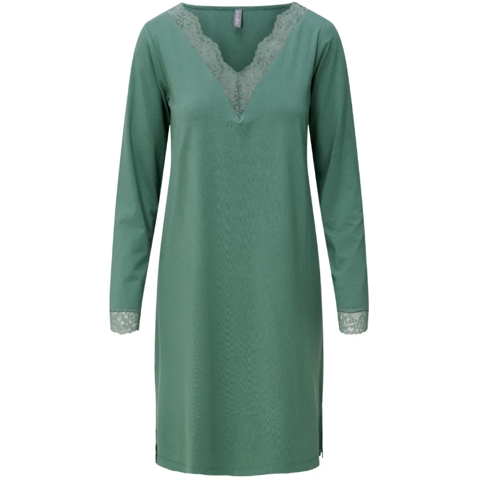 Lingadore bamboe nachthemd groen, foto 2