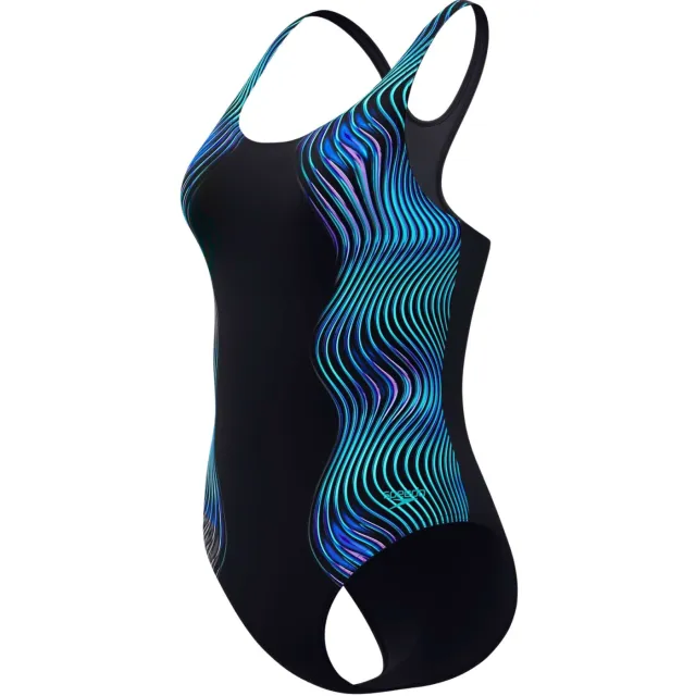 Speedo Endurance Pro sportbadpak Medalist zwart/turquoise, foto 2
