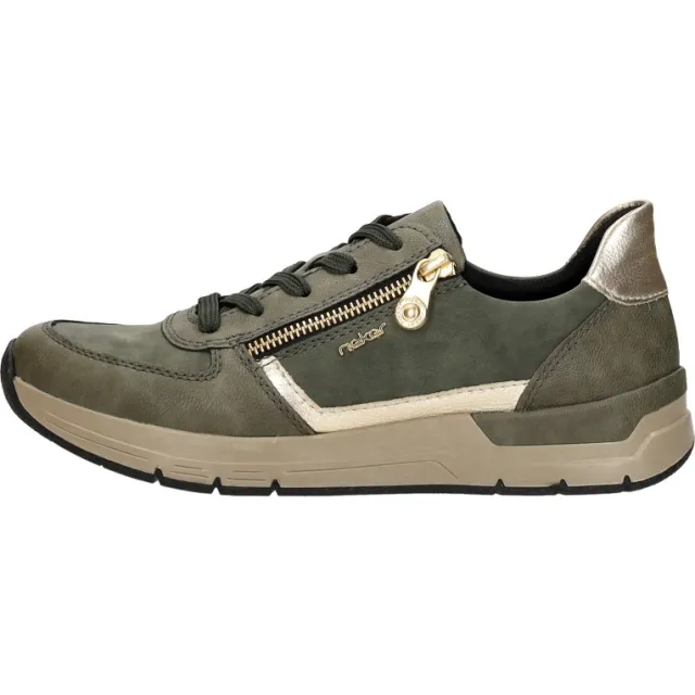 Rieker 265489 lage sneakers groen, foto 2