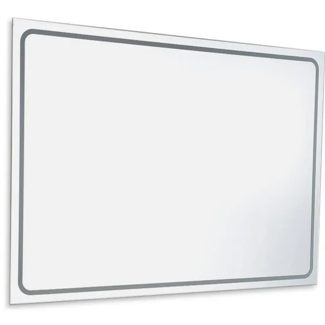 Sapho Badkamerspiegel Sapho Gemini II 90x50 cm LED-Strips Aluminium