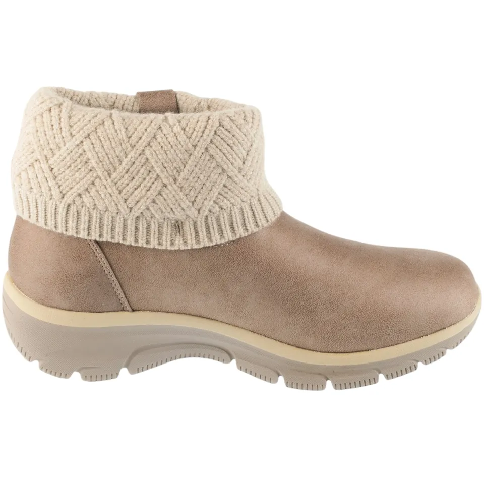 Skechers Slip-ins Easy Going Cozy Weather 4 enkellaarzen taupe