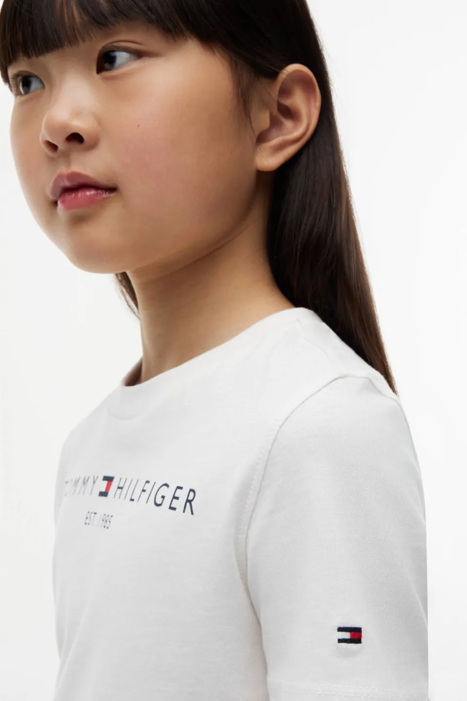 Tommy Hilfiger t-shirt met logo wit ronde hals, foto 5