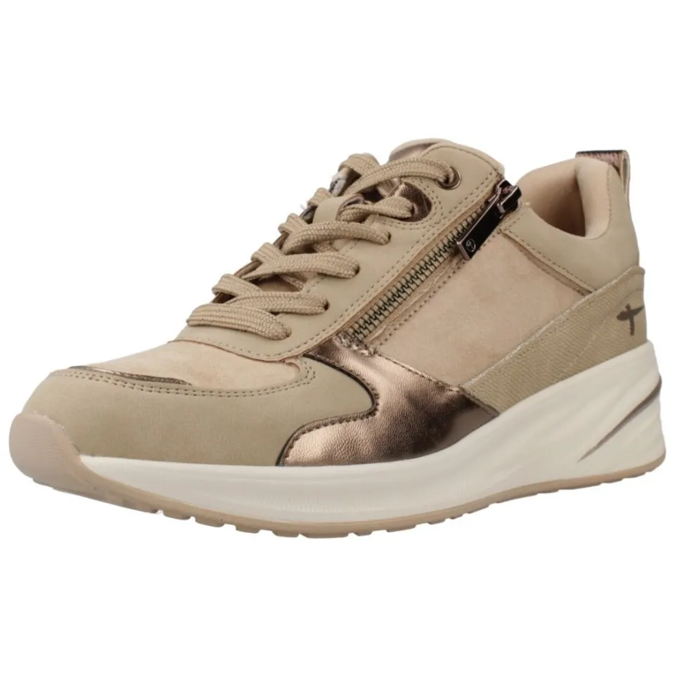 Tamaris 23754 lage sneakers beige, foto 3