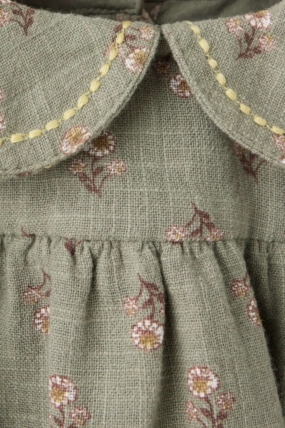 Mango Kids gebloemde blouse - groen, foto 4