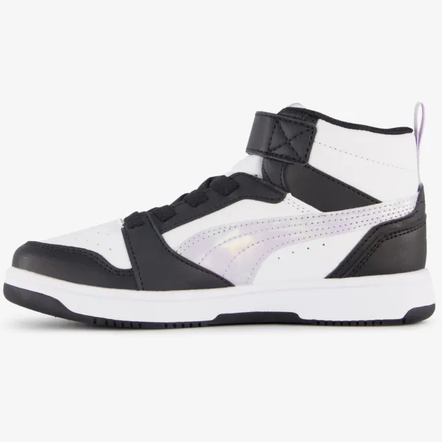 Puma Rebound V6 Mid Space Belle meisjes sneakers zwart lila, foto 2