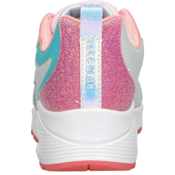 Skechers Uno Starry Vibe lage sneakers lichtblauw licht blauw, foto 4