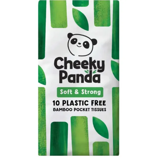 The Cheeky Panda Cheeky Panda Zakdoekjes 100% FSC bamboe 8 stuks