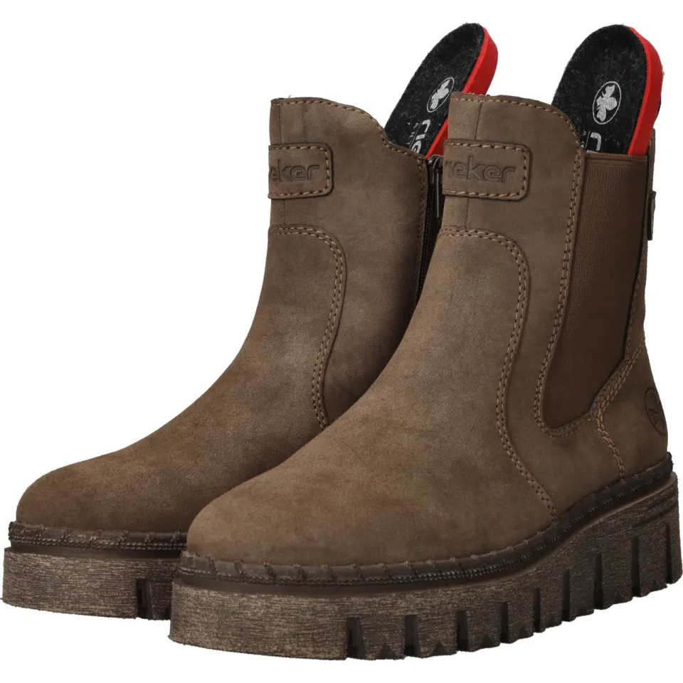 Rieker Z896025BNZ chelseaboot bruin, foto 6