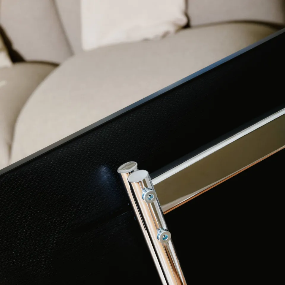 Pedestal tv standaard Moon Rollin' chrome, foto 6