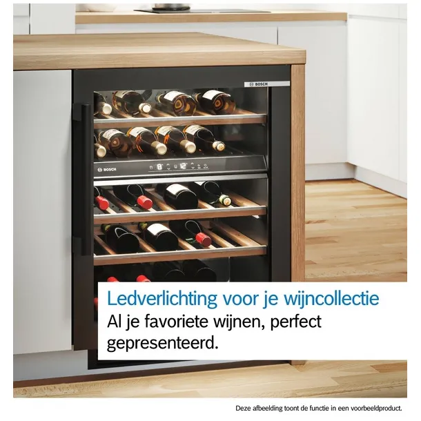 Bosch KUW21AHG0 wijnkoelkast zwart, foto 3