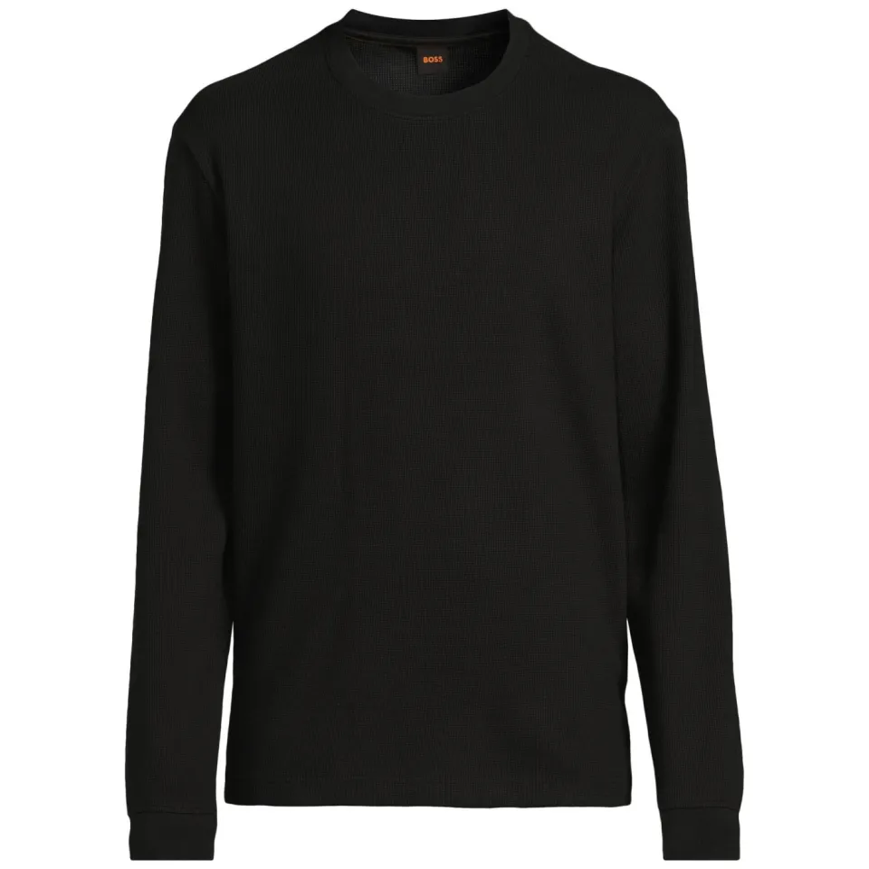 Boss regular fit longsleeve - zwart, foto 2