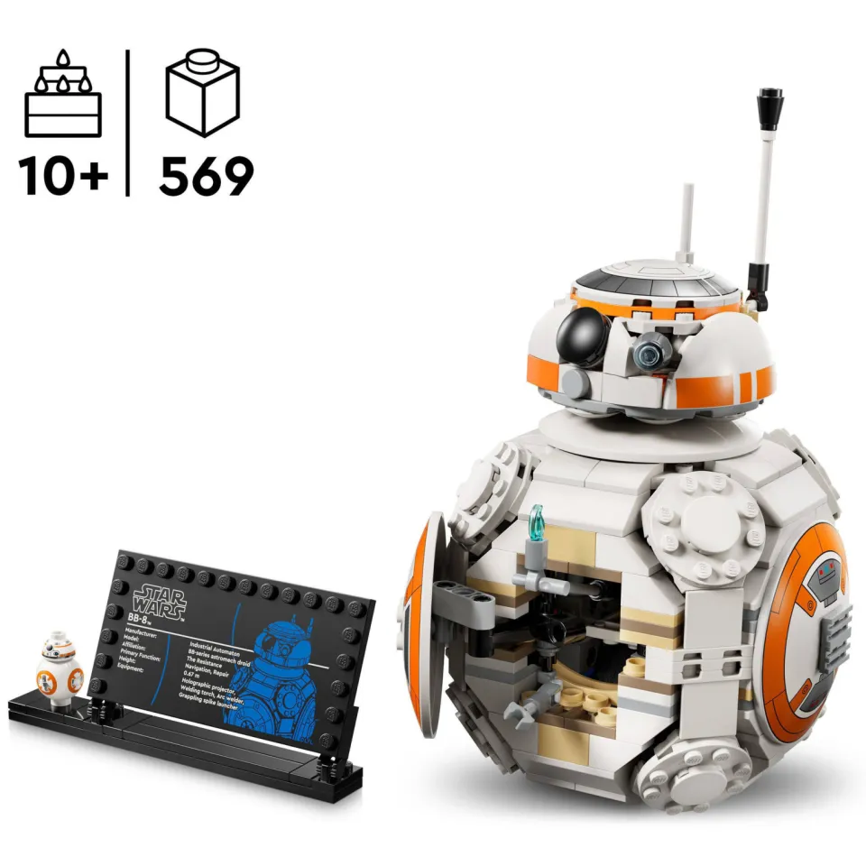 Lego Star Wars BB-8 Astromech Droid Bouwpakket en Decoratie 75452, foto 5