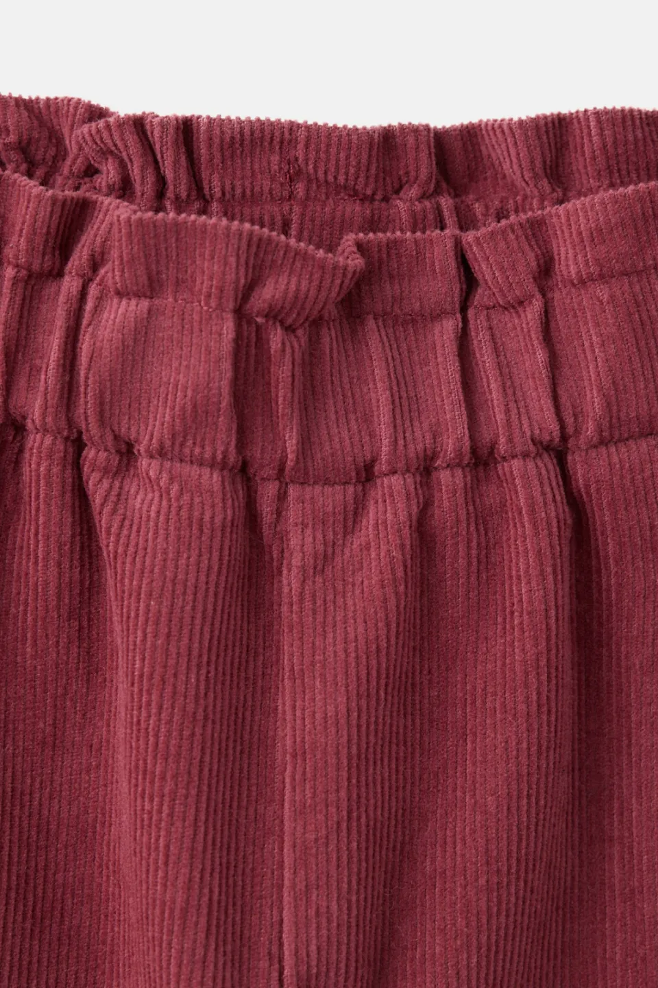 Mango corduroy casual broek rood, foto 4